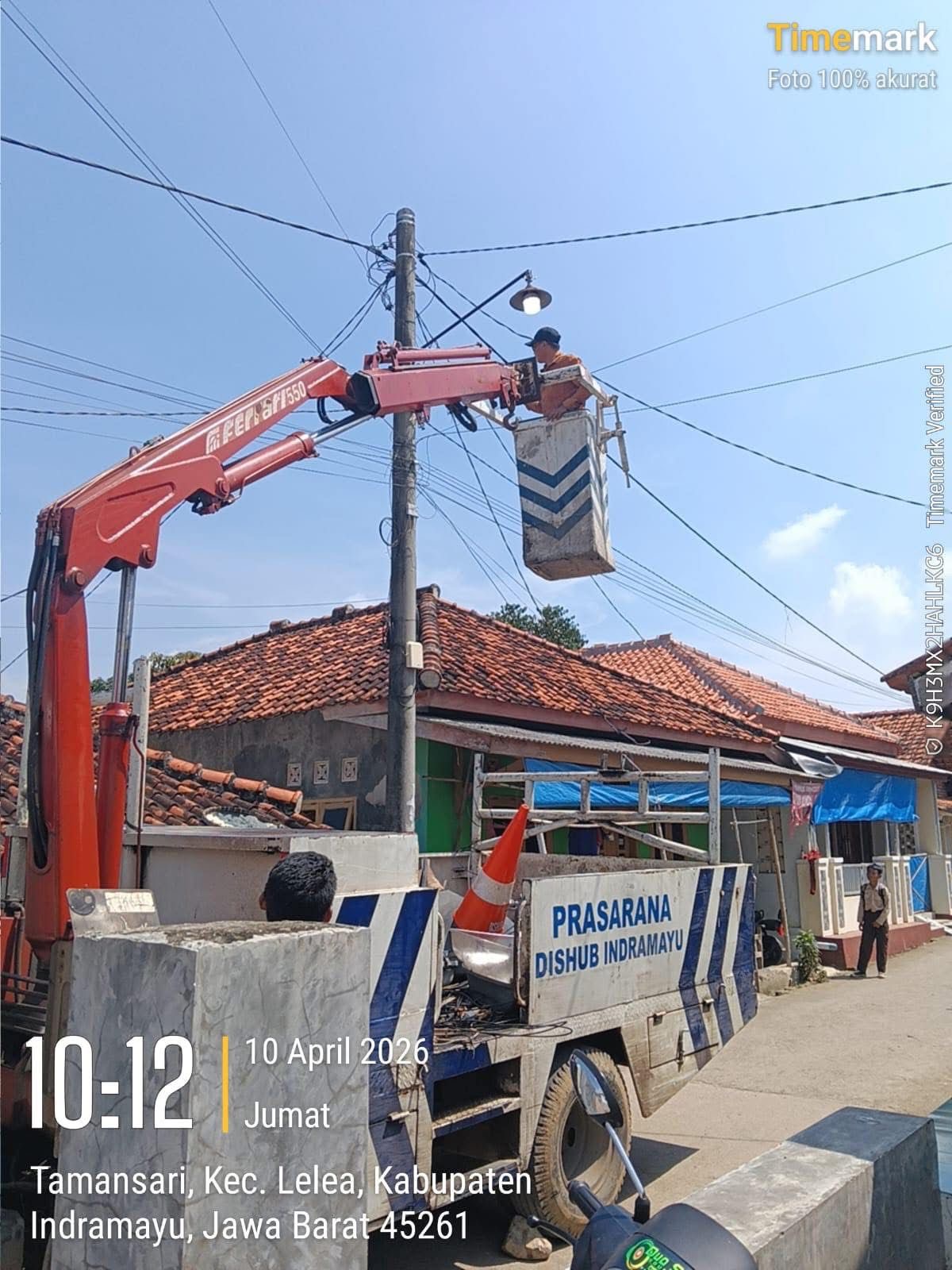 PJU Blok Tegal Bedug Sudah Kembali Normal Lagi